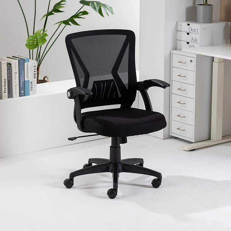 Ergonomic Hairdressing Office Chairs Pillow Mobile Lounge Comfortable Work Chair Wheels Makeup Silla Gamer Office Furnitures