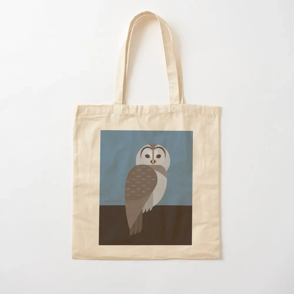 Barred Owl Tote Bag cloth bag woman Women's beach bags Tote Bag
