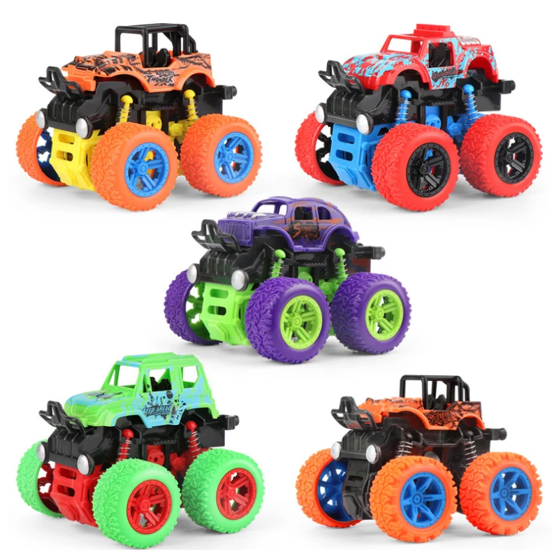 Inertia Four-Wheel Drive Off-Road Vehicle Children's Car Toy Simulation Fall-Resistant Model Car 2-3-6 Years Old Baby B169