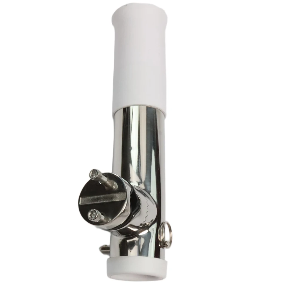 2PCS Boat Fishing Rod Holder, Stainless Steel Fishing Pole Holder, Side / Transom Mounted Rod Holders with Weld Brackets, view 4