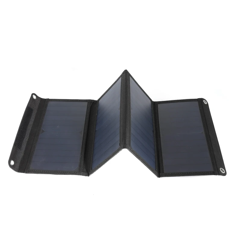 Solar Panel 12V 100W Maximum Power Foldable Solar Panel Bag 28W Rated Power for Mobile Phone Power Bank Notebook MP3 Pad Charger