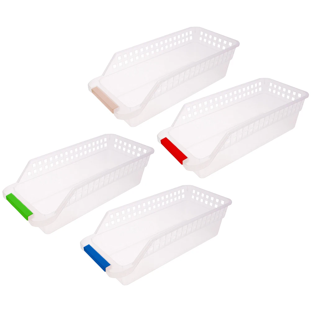 

4 Pcs Storage Drawer Boxes Plastic Kids Toys ganizer Home Neat Ventilation Mildew Proof Container Storage Basket Desktop