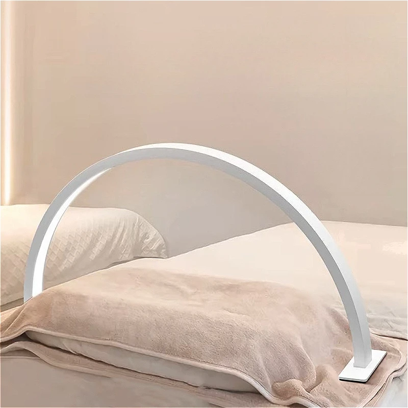 Beauty Salon U-shaped LED Desk Lamp Semi Monthly Lighting Fixture Tricolor Dimming Beauty Nail Supplement Light Eye Protection