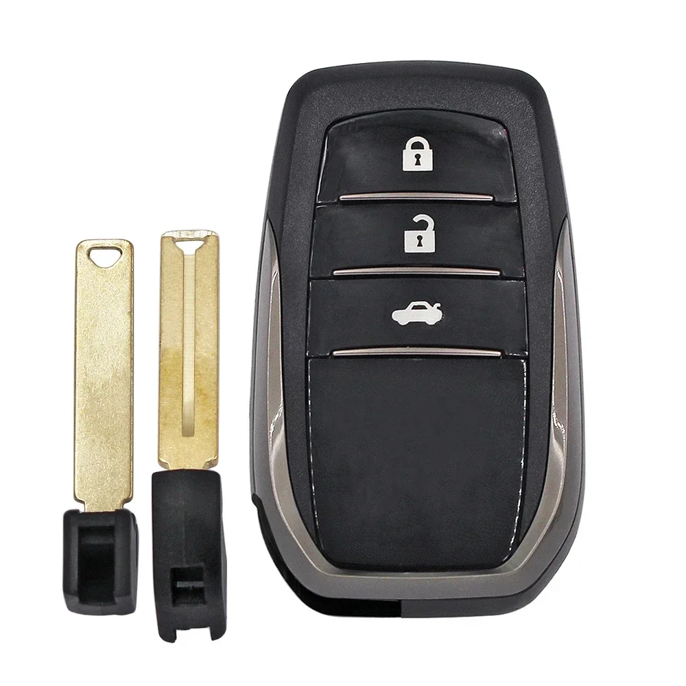 2/3/4 Buttons Smart Remote Car Key Shell Case Fob For Toyota VELLFIRE  FORTUNER LAND CRUISER  HILUX / INNOVA SW4 ALPHARD