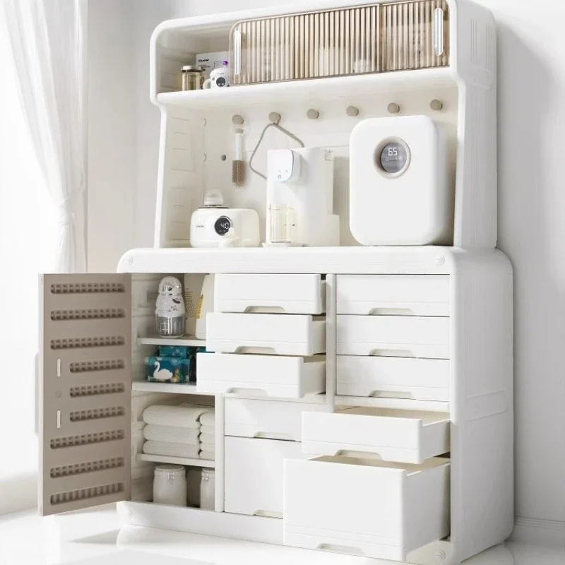 

Feeding Table Living Room Cabinet Baby Children's Toys Storage Wardrobe Shelf Rack drawers Internet Celebrity Table Feeding