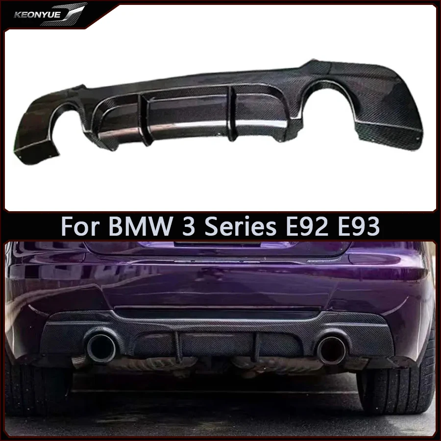 

For BMW 3 Series E92 E93 Carbon Fiber Car Rear Bumper Diffuser Rear Splitters Spoiler Back lip Car Accessories Upgrade body kit