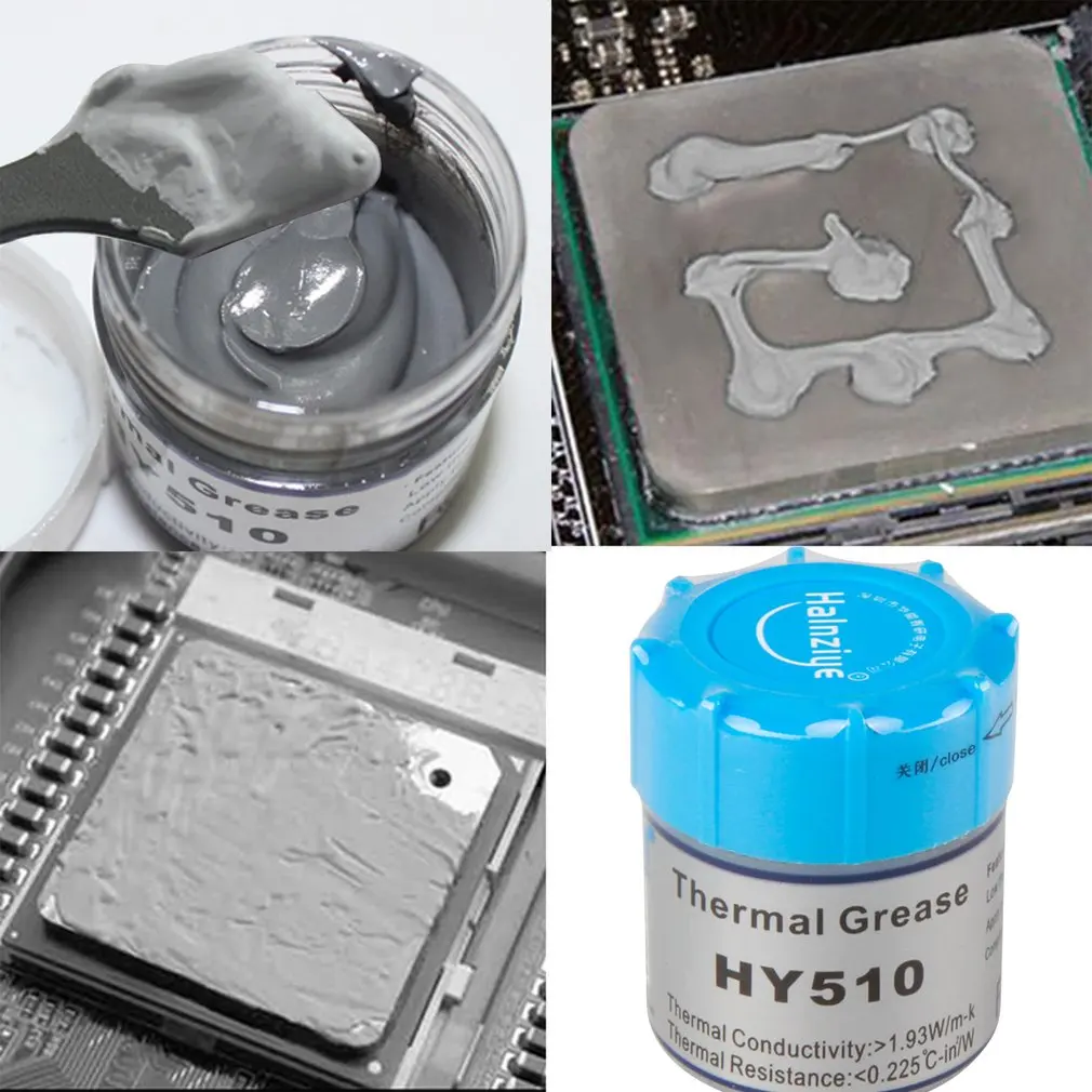 High Performance Gray Heat Sink Compound CPU Cooling Cooler Grease Paste Silicone Thermal Conductive Grease Paste Fast Delivery