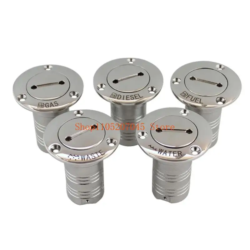 37cd Yacht Stainless Steel 316 Boats Marine Deck Fill Filler Caps Gas Diesels Fuel Waste Water Mirror Polish Hardware