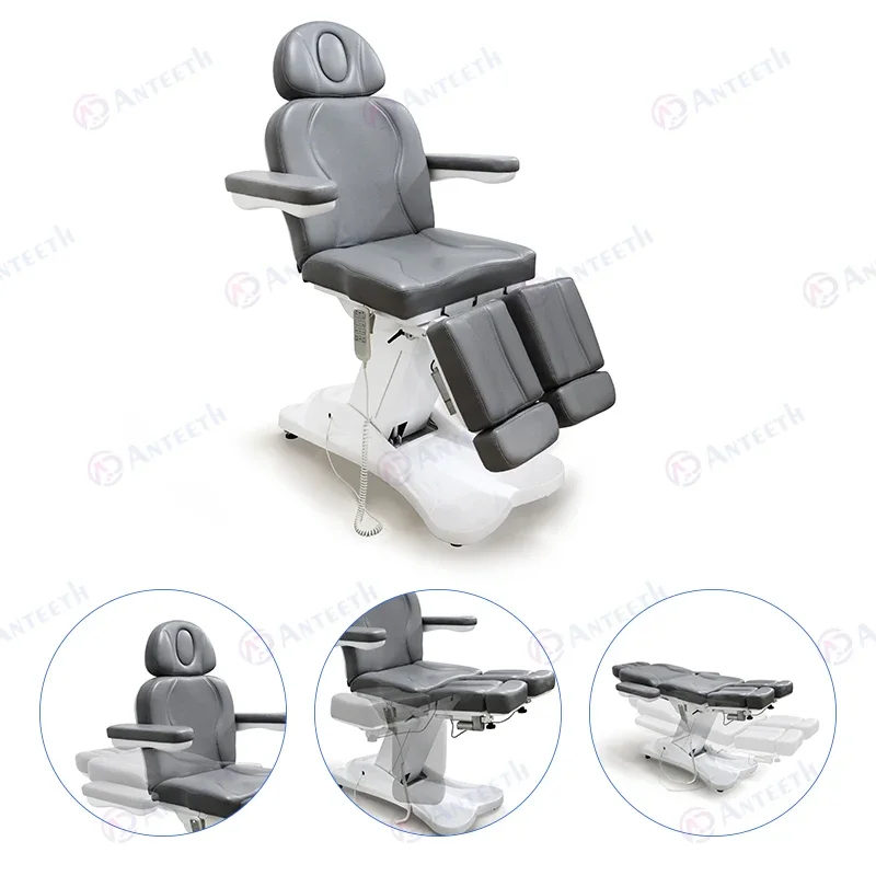 Medical Examination Spa Furniture Chair 3 4 5 Motors Electric Beauty Bed Split Leg Electric Pedicure Chair