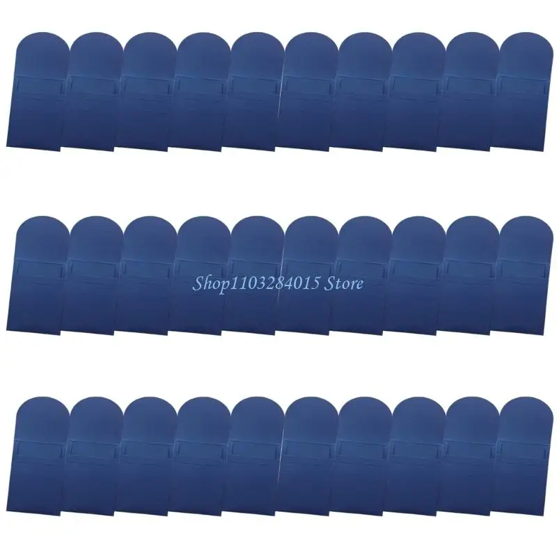 R6FF 30Pcs 300GMS Paper Envelopes 5x7Inch Folding Flipping Envelope for Wedding
