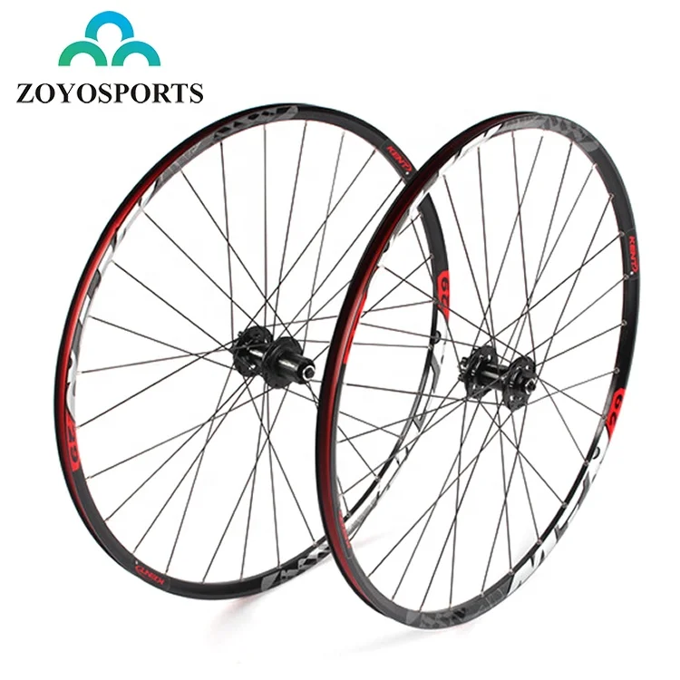 MTB Bike Wheelset Sealed Bearing Disc Wheel Thru-axis 29inch Rim Black Hub Mountain Bicycle Wheelset