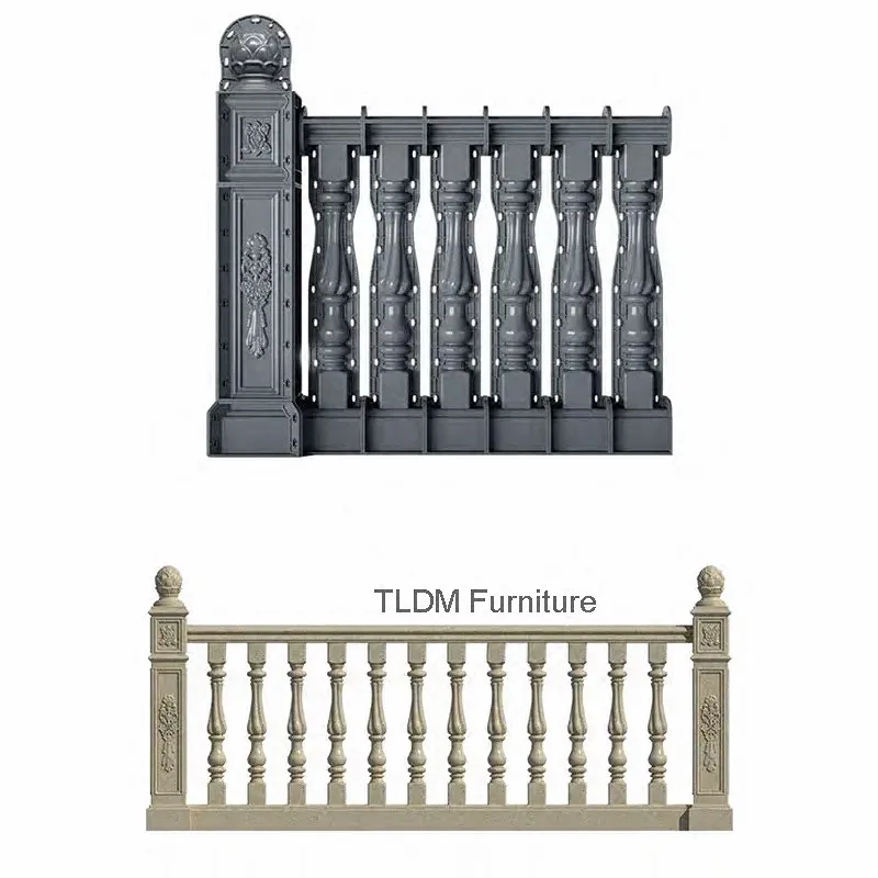

Европейская колонна в римском стиле, форма для перил из АБС-пластика, модель для цементных столбов, для ограждений, садовых заборов и балконных перил