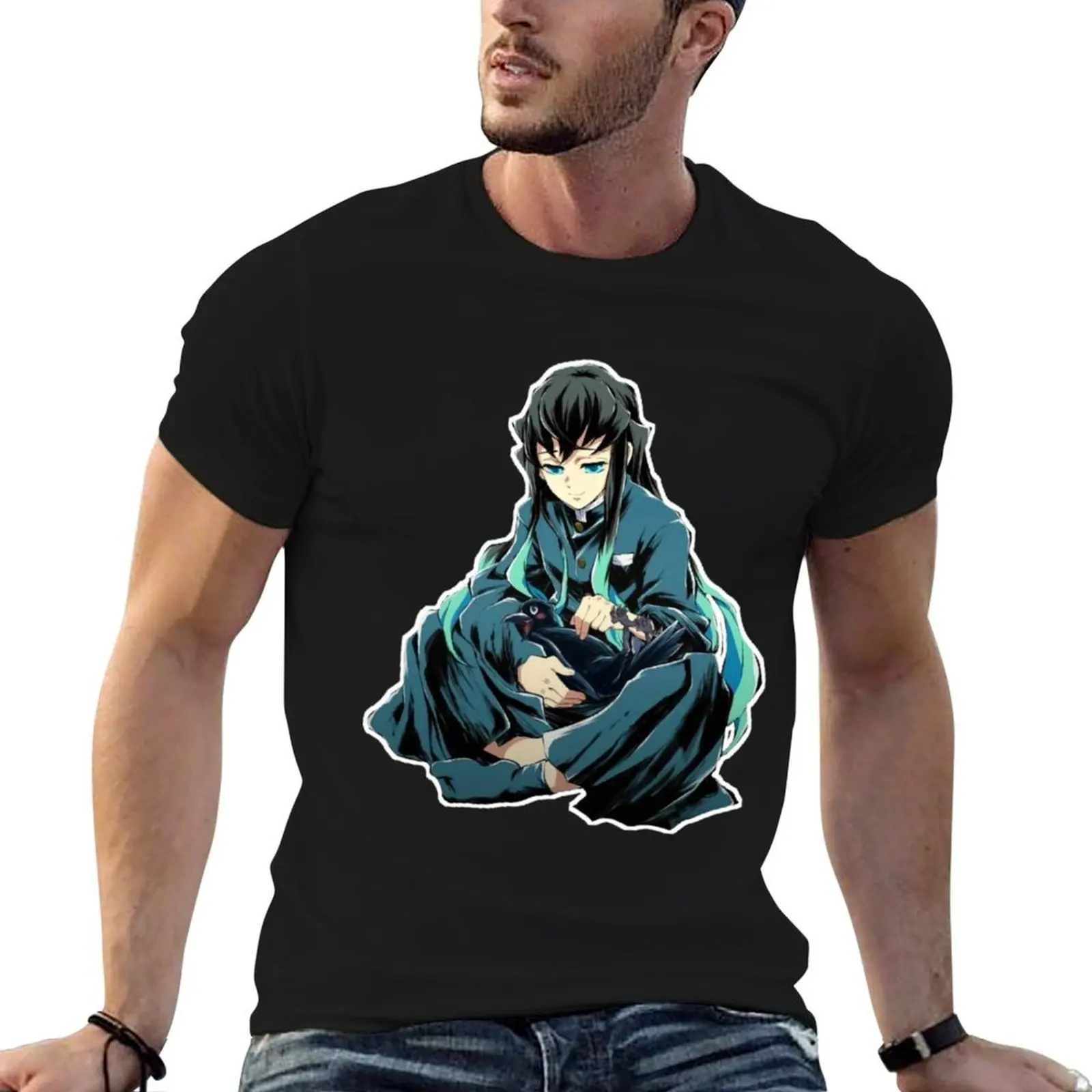 

Muichiro and ginko T-Shirt man t shirt summer man graphic t shirt t shirts for man graphic tees T-Shirt