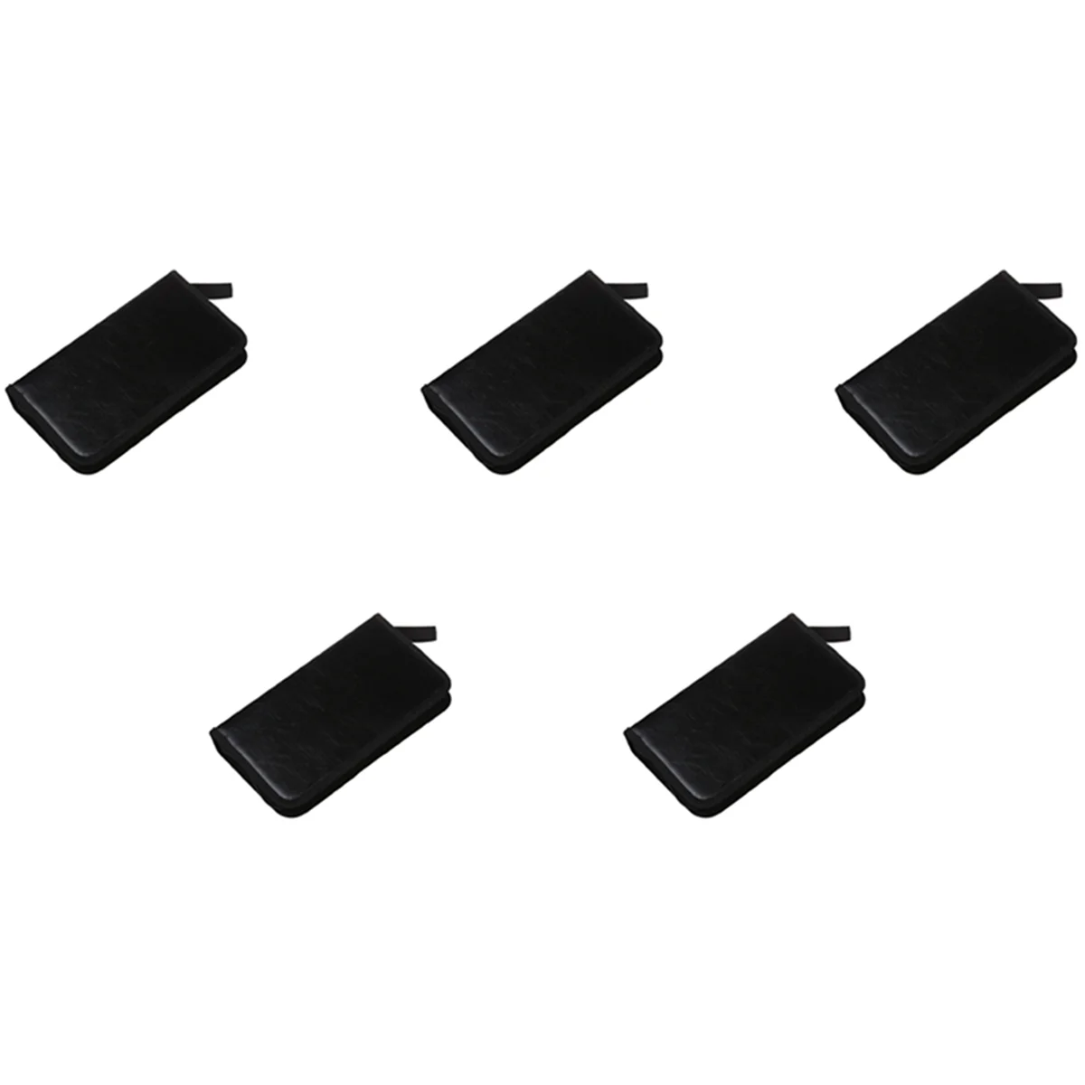 أخبار 5X 80 VCD DVD CD حافظة جلدية صناعية حامل تخزين منظم أسود #6