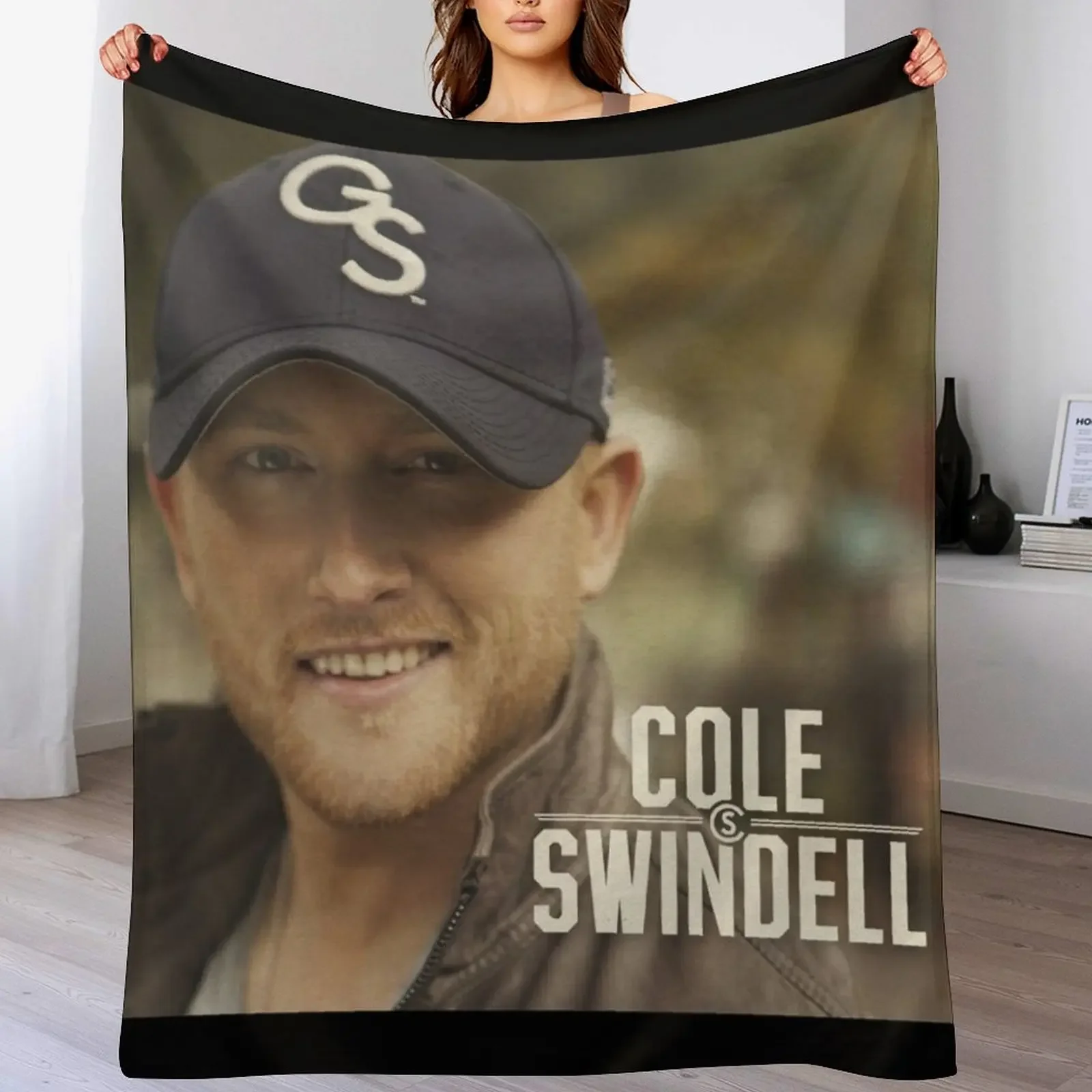 

Cole Swindell COVER Throw Blanket decorative Sleeping Bag Polar Thermals For Travel Blankets