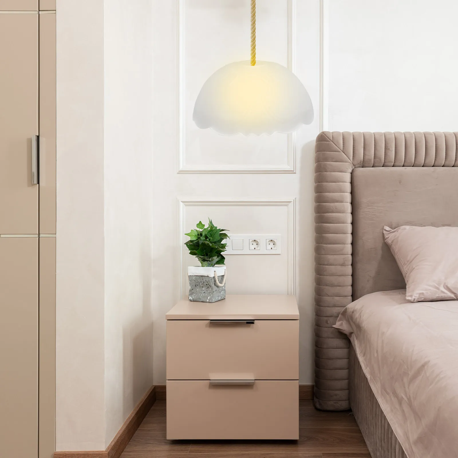 

1 шт. матовый стеклянный плафон для лампы, элегантный, с мягким рассеиванием света, для настольной лампы, люстры, прикроватного светильника, потолочного подвесного светильника