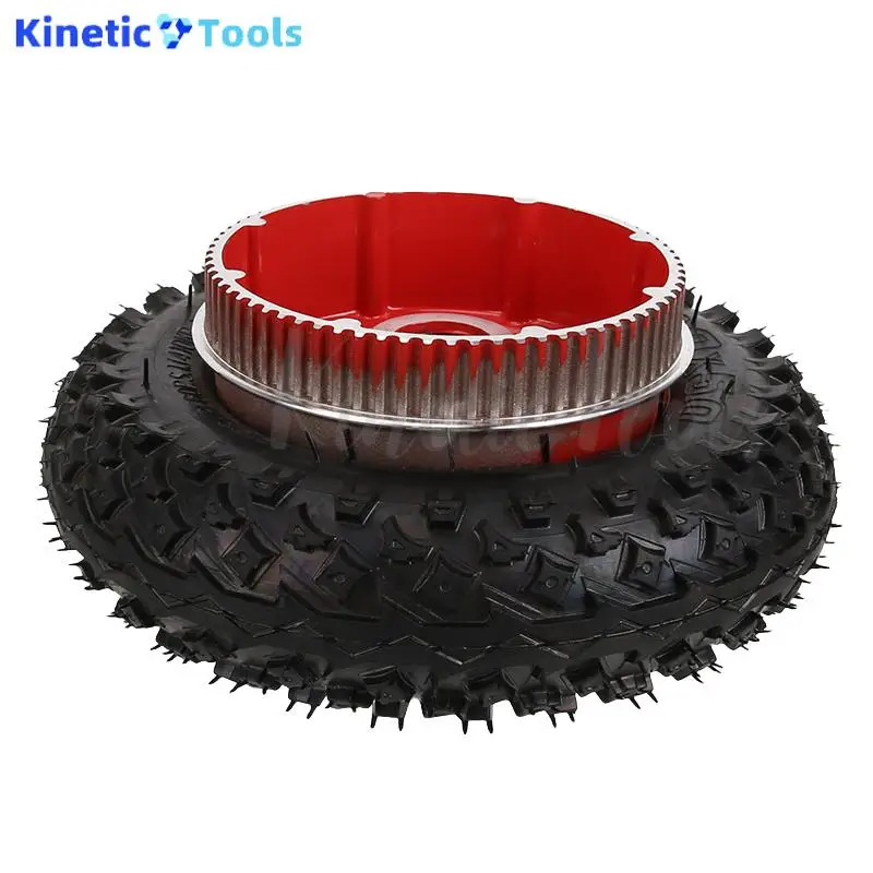 200X50 с зубчатым колесом, силовым шкивом, аксессуары для модификации надувного колеса, подходящие для 8-дюймового электрического скейтборда