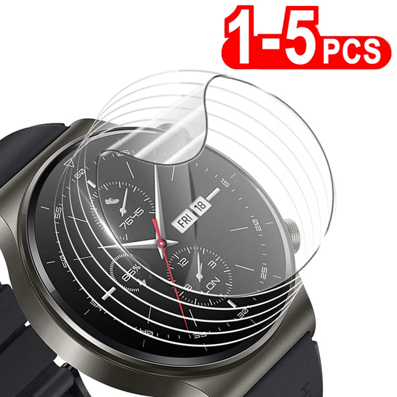 5pcs Soft Hydrogel Protective Film For Huawei Watch GT 3 Pro 42mm 43mm 46mm Screen Protector For Huawei Watch GT 2 GT 2E GT 2Pro