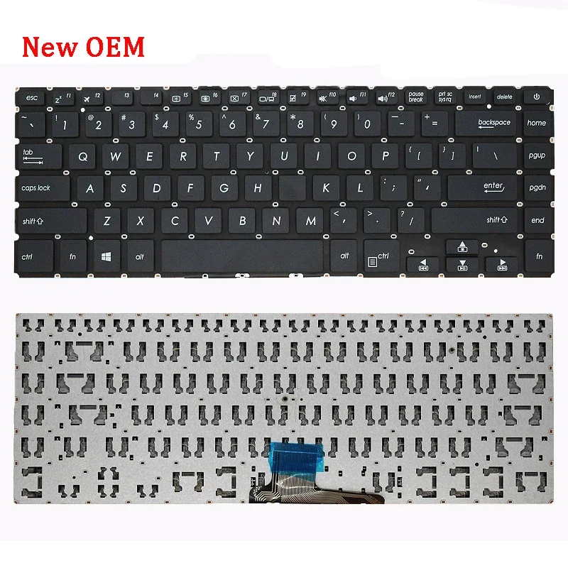 New genuine laptop keyboard compatible for Asus s510u s5100atnya R510 uk505b x510u S510 UA f510u