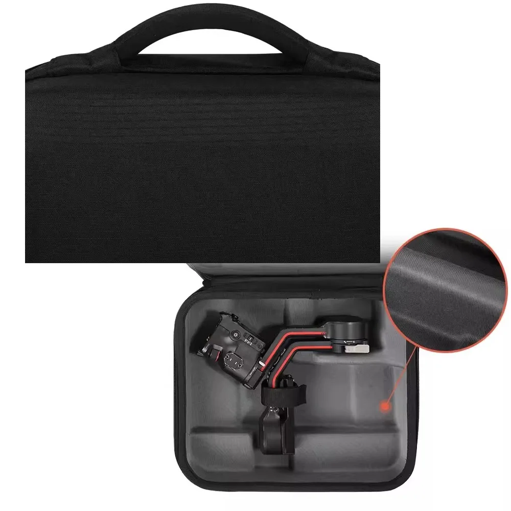 

​for DJI RS5/RS4/RS3 Storage Box Dust-proof for RS 3 Mini Storage Bag Black