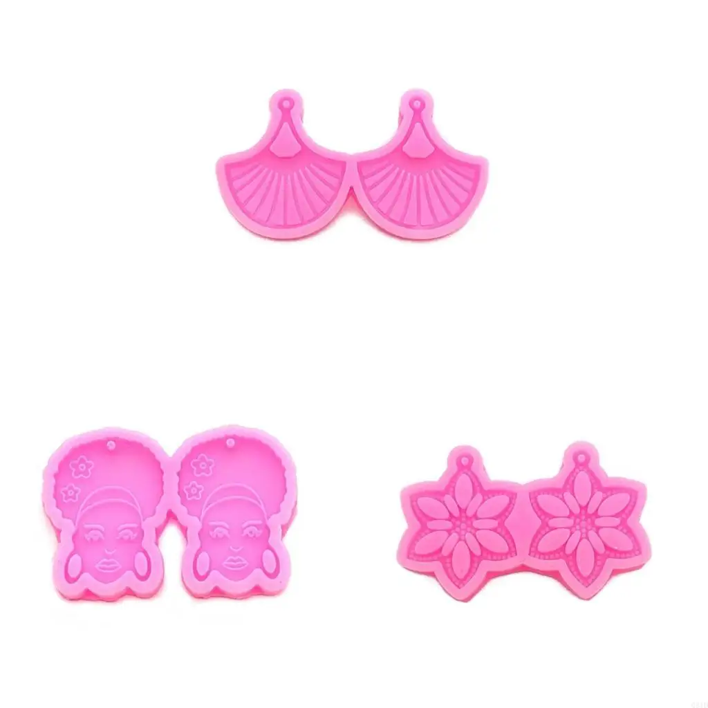 

1 шт. многофункциональные формы для ювелирных изделий, формы для подвесок в форме сердца, звезды, цветов, силиконовые формы для