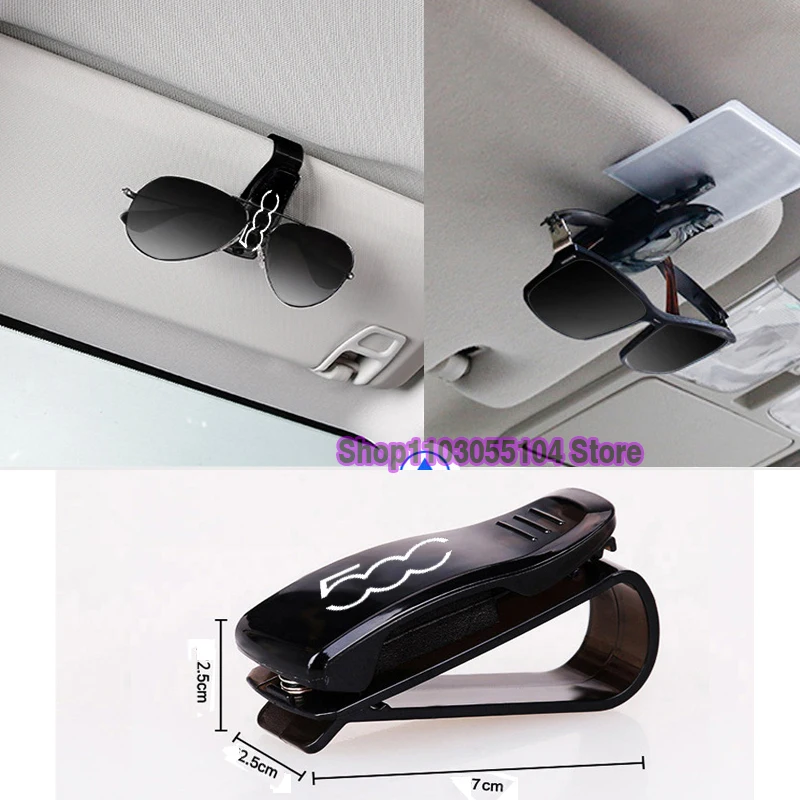 بولي كلوريد الفينيل سيارة النظارات الشمسية كليب ملصق لشركة فيات ، 500 ، 500C ، 500X ، 500L ، Abarth ، 695 ، برافو ، الباندا ، بونتو ، تيبو ، ARGO