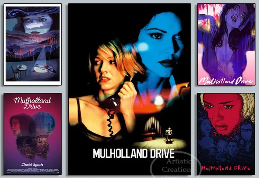 Mulholland Drive David Lynch Classic Movie Print Art Canvas Poster For Living Room Decor Home Wall Picture