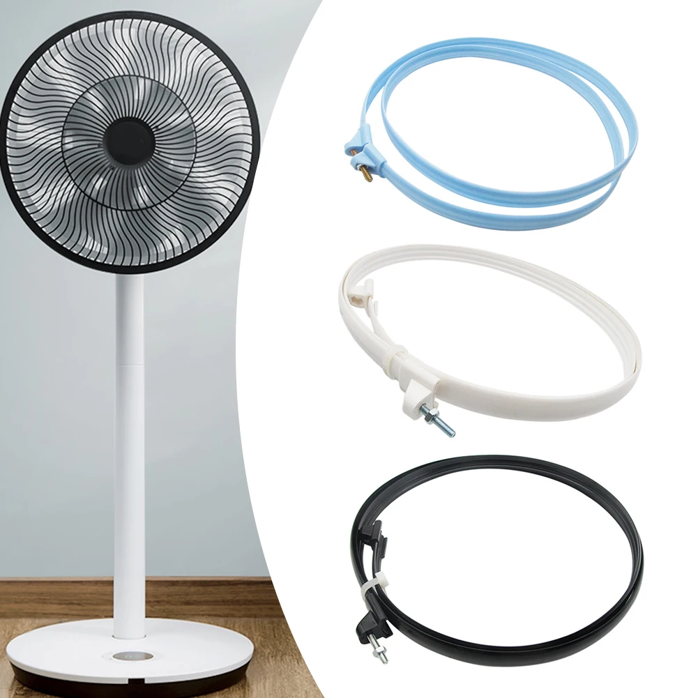 2 pçs grade de ventilador anel fixo universal ventilador chão 14 Polegada ventilador plástico malha capa anéis retenção argola parafusos peças