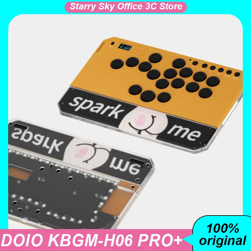 

DOIO KBGM-H06 PRO+ HITBOX Esports Keyboard Mechanical Axis Aluminum Alloy PBT Mini DIY Keyboards For PS5 Switch Steam NS2