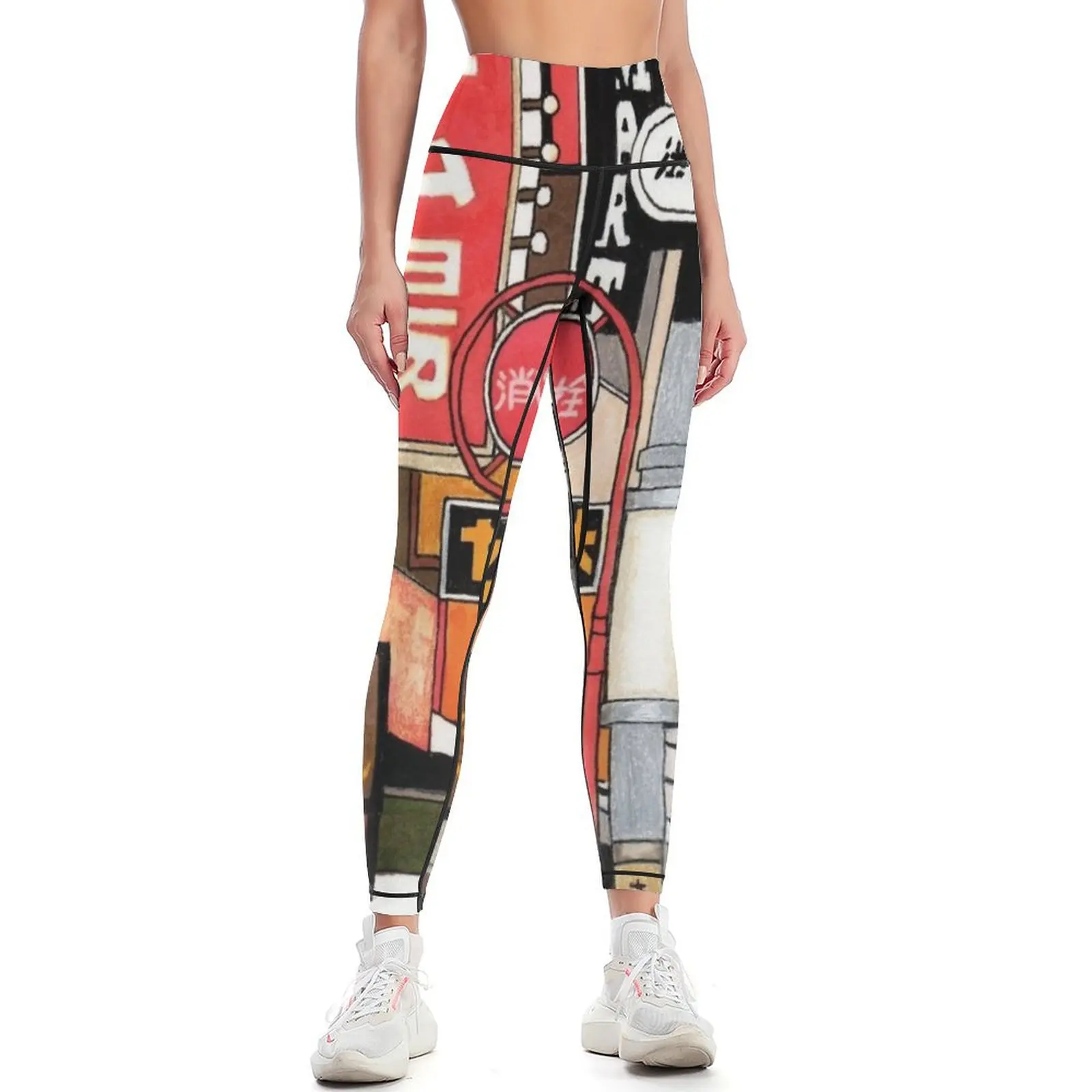 Tokyo Street Signs Leggings jogging pants for girls Womens Leggings