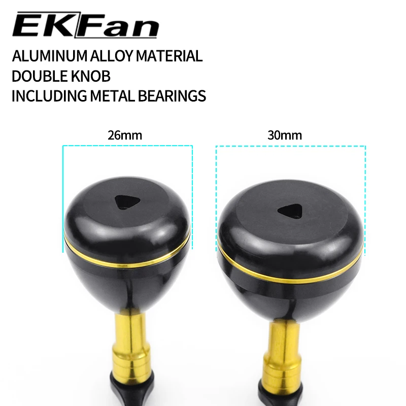 EKFan 130/140mm Baitcasting-Rollenhebel für A/S/D 7*4/8*5mm Loch Ultra-leichter 30g Aluminiumlegierung BC Rollenhebel Köderrollenhebel – Detail 4