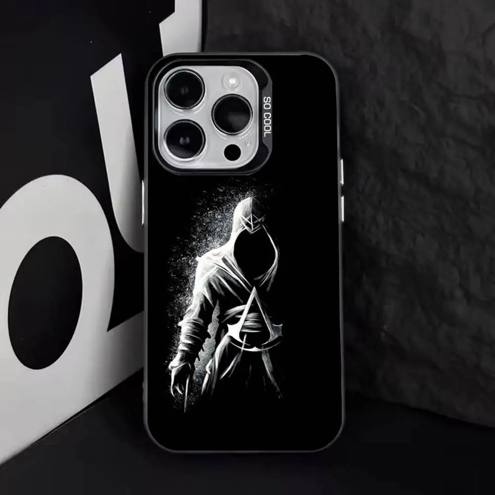 حافظة هاتف A-AssassinES Game C-Creed لهاتف iPhone 17,16,15,14,13,12,11,Pro,Max,Plus,E,Air,Mini Black Tpu