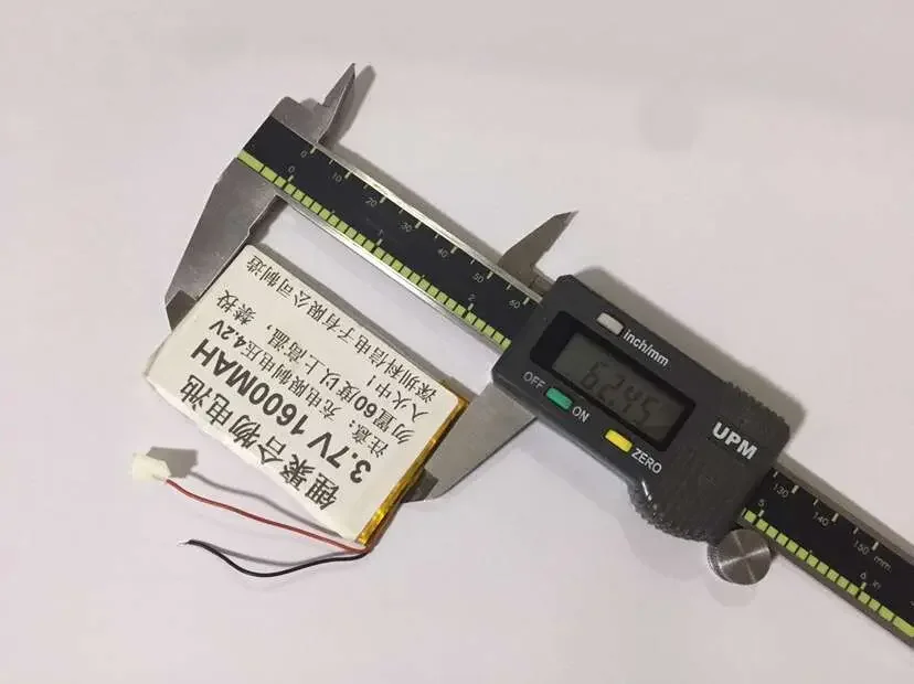 Nuova batteria ai polimeri di litio a piena capacità da 3,7 V 354062   Walkie talkie GPS 1600MAH / attrezzature / Mini