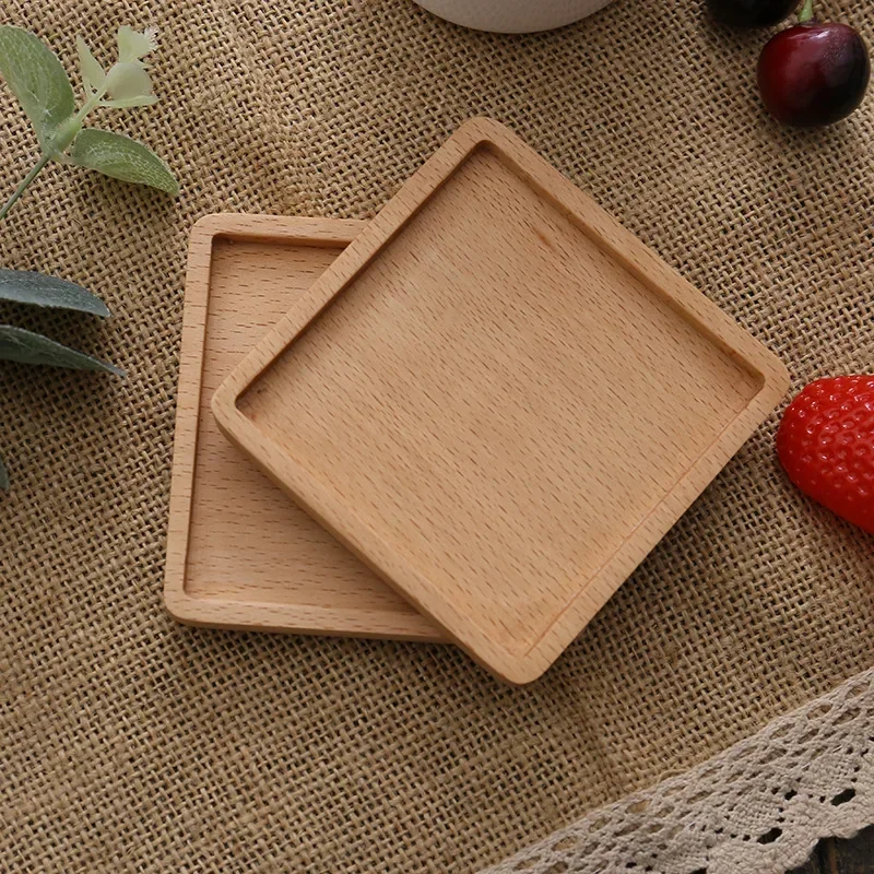 8.8cm Round Wooden Slice Cup Mat Coaster Tea Coffee Mug Drinks Holder for DIY Tableware Decor Durable Kitchen Decor Home Coaster