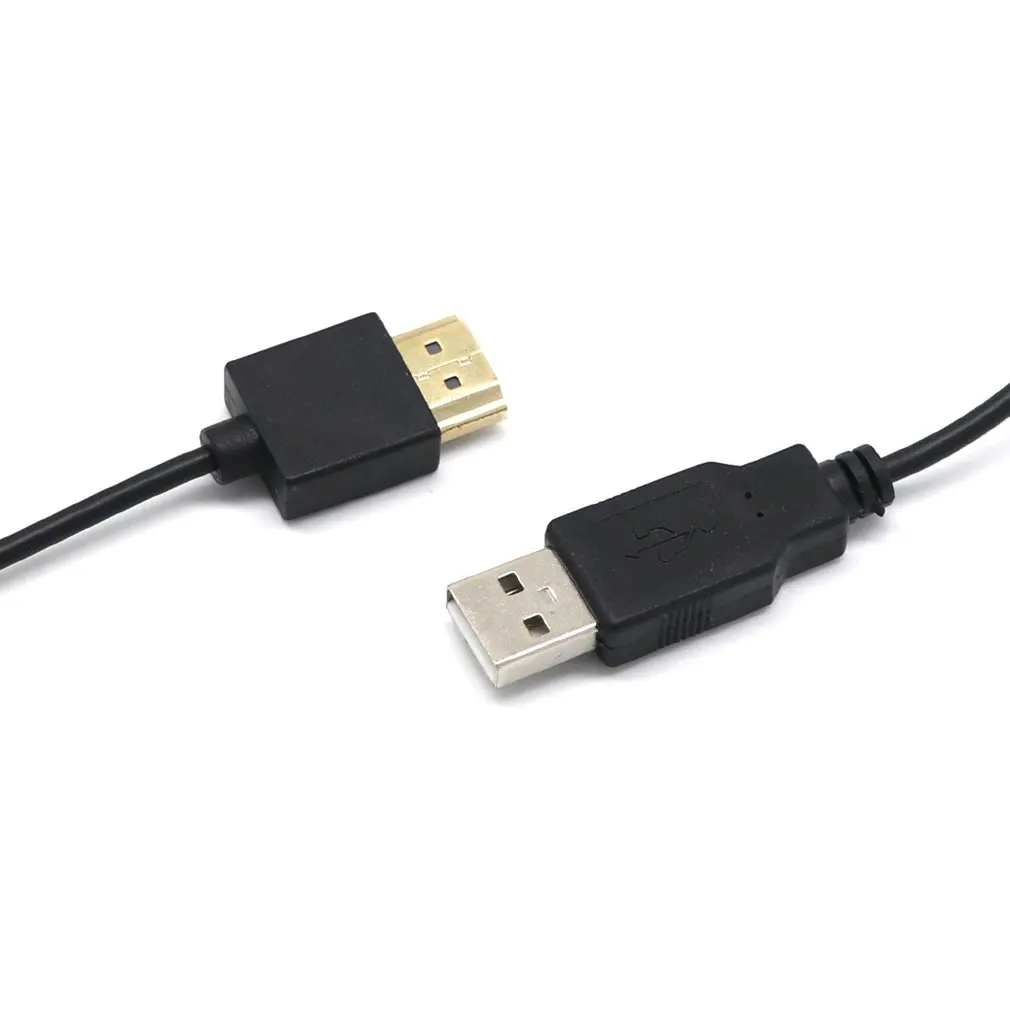 HDMI-compatible Male To Female Connector With USB 2.0 Charger Cable Spliter Adapter Extender