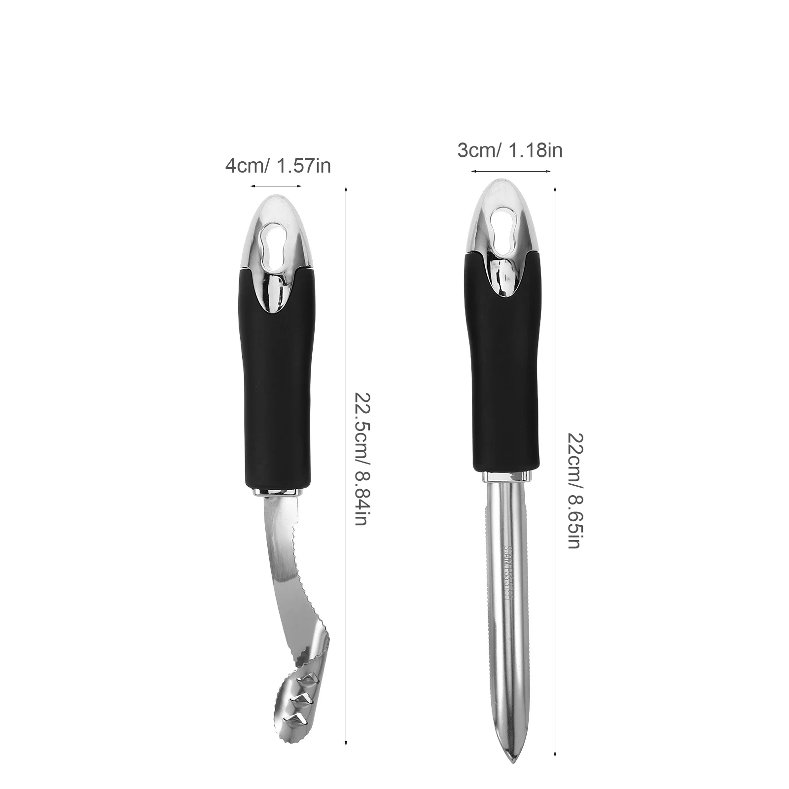 2Pcs Stainless Steel Chili Pepper Corer Remover Tool Spiral Design for Easy Twisting and Pulling Out Cores from Fruits