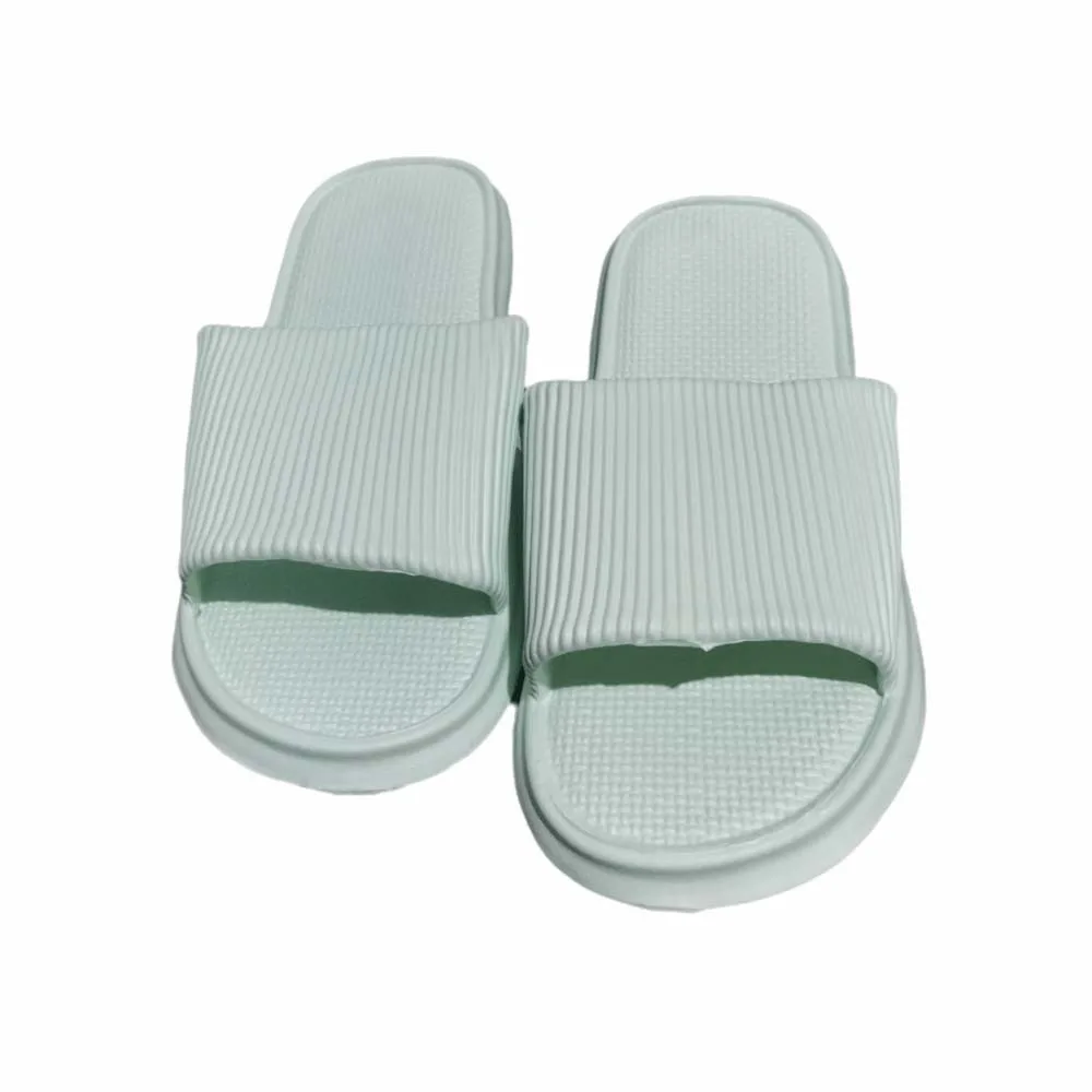 Fashion Thick Platform Slippers Beach Shoes Slide Sandals Couple Non-slip Flip Flops Simplicity Soft Sole Unisex House Shoes
