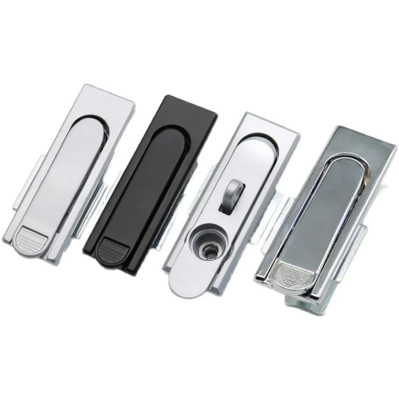 

High Quality MS380 Industrial Equipment Keyless Rectangle Zinc Alloy Industrial Flat Lock Switch Cabinet Handle Panel Lock