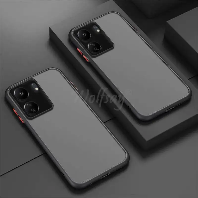 For Xiaomi POCO C65 Case Silicone Matte TPU Transparent Protector Phone Case For Xiaomi POCO C65 Cover For POCO C65 Case