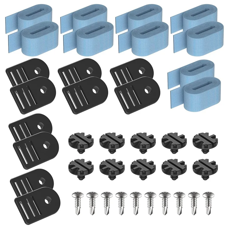 

MOPHE-Solar Cover Straps Pool Cover Straps And Clips Swimming Pool Solar Reel Tube & Blanket Fastening Kit