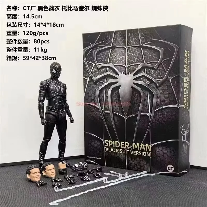 

Genuine Ct Toys Spiderman Mafex 143 Ben Reilly Comic Ver The Amazing Spider-Man 001 Anime Action Figure Figurine Toys Kids Gift