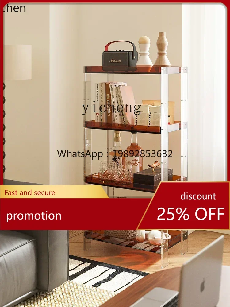 

HXL acrylic floor-to-ceiling multi-layer shelves, living room home bookshelves, wall display, bedroom