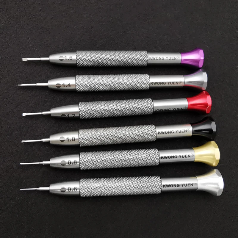 Outils de Réparation de Montres de Haute Qualité, Tournevis à Lame Plate de 0.6 à 3.0mm, Grande Taille Foy, Outils d'Horloger, 1 Pièce