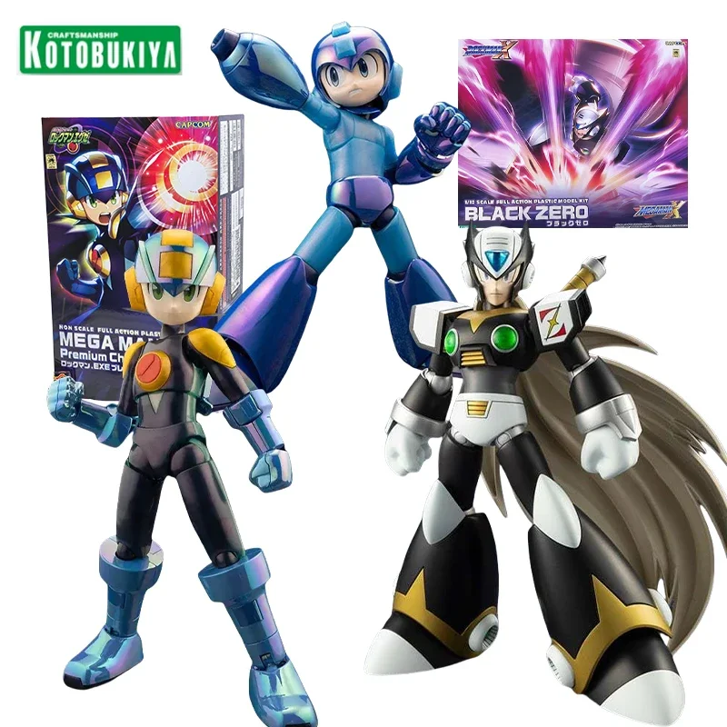 

In Stock Kotobukiya KP784 Mega Man 11 Premium Charge Shot Ver. Model Toys Mega Man Exe Rockman Black Zero Action Figures