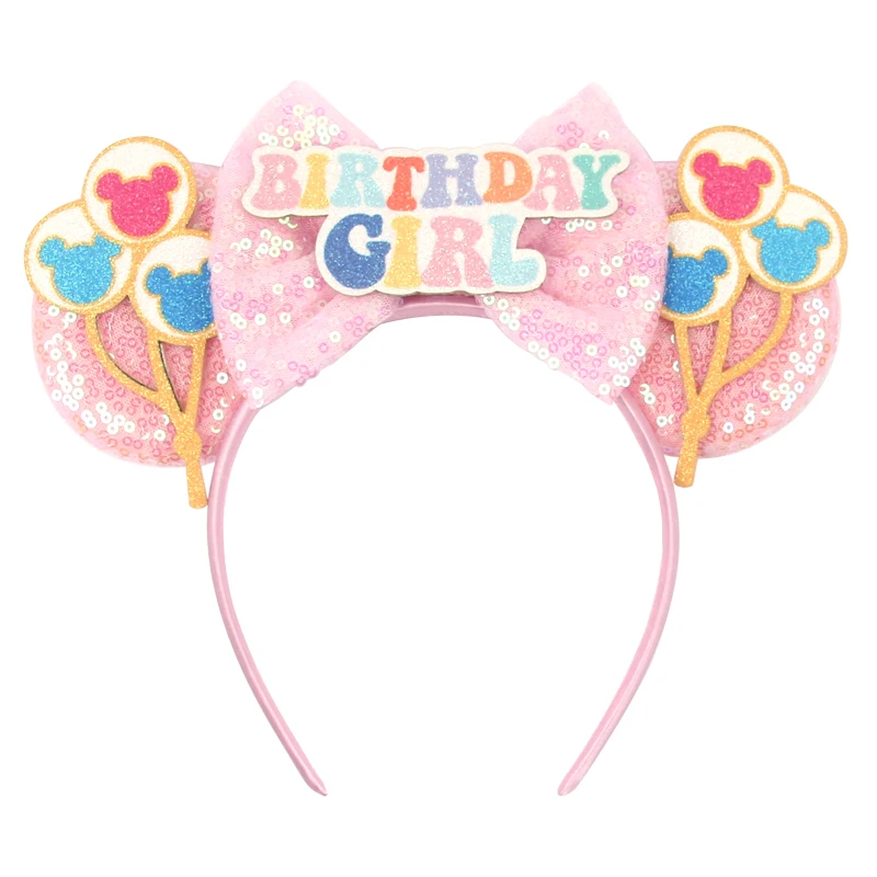 New Cute Disney Mouse Ears fascia per capelli donna paillettes 5 \