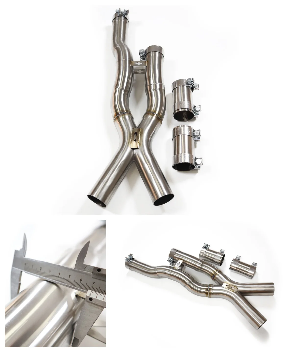 

Stainless stee resonant tube for BMW X3M/X4M F97/F98 2019+ 3.0T Exhaust System Performance Quality certification