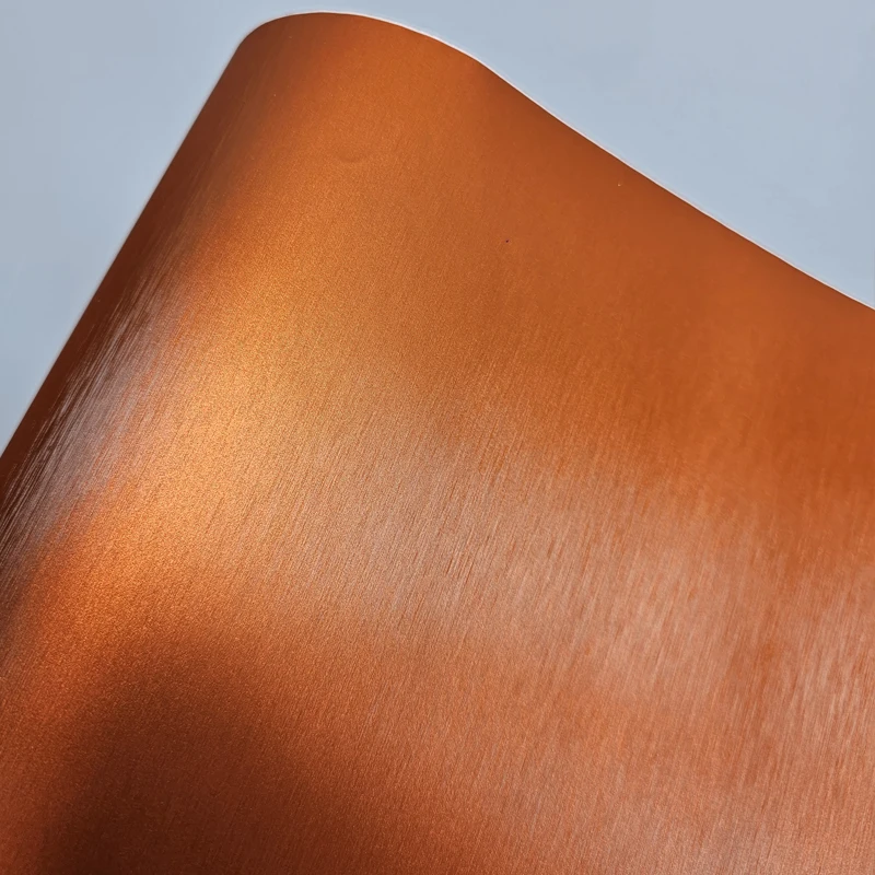 

Matte Brushed Metal Orange Automotive Sticker Auto Exterior Car Stickers Film Wrapping Vinyls Vinyl Wrap Stickers on Motorcycle