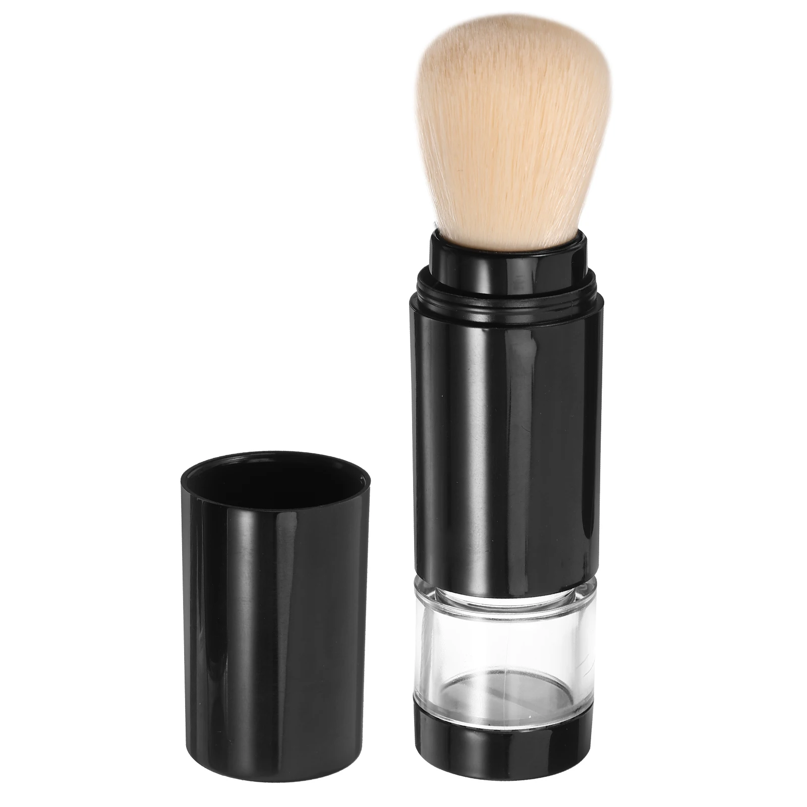 

Automatic Powder Spray Makeup Brush Black Fiber F-45 for Loose Powder Blush Practical Portable Women Tools Face Cheeks