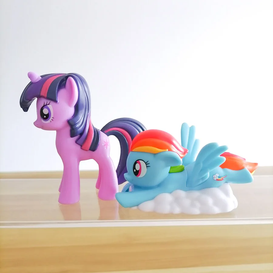 Hasbro My Little Pony Rainbow Dash Twilight Sparkle Doll Gifts Toy Model Anime Figures Collect Ornaments