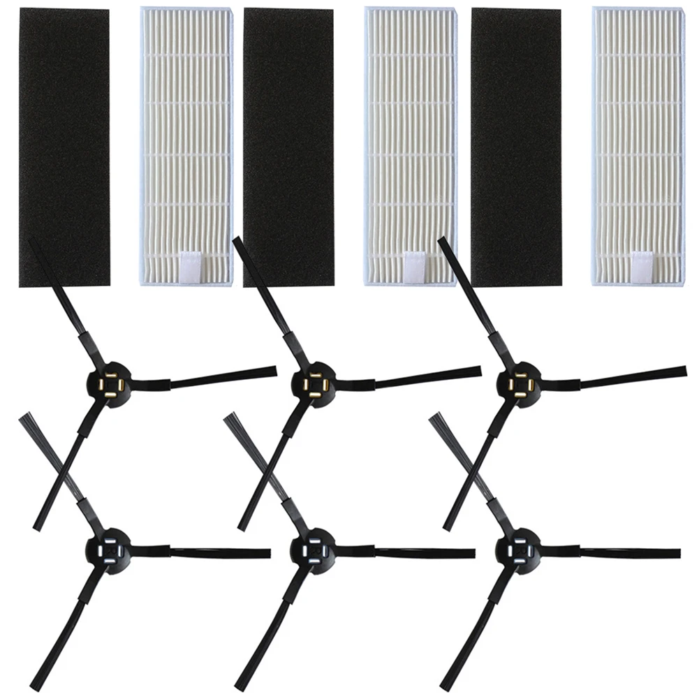 9 sztuk/zestaw filtr do odkurzacza + szczotka boczna do akcesoriów do części do odkurzacza automatycznego B5 Max